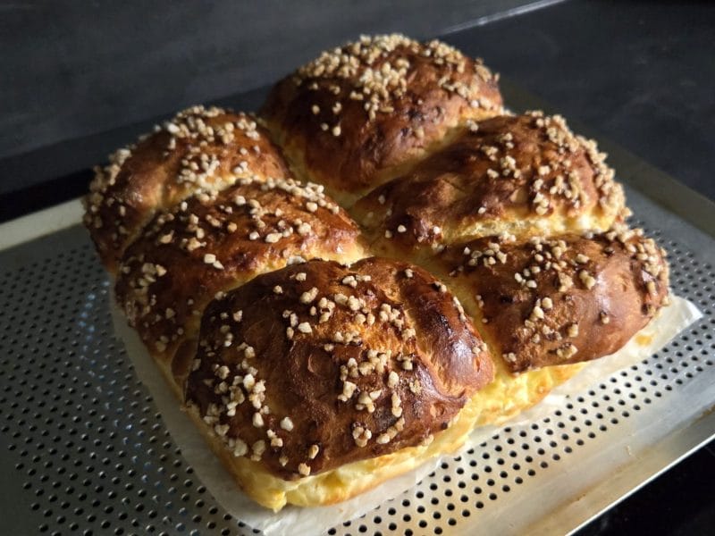Cliquez pour zoomer ! Brioche au yaourt et à la vanille Thermomix par lolosasha