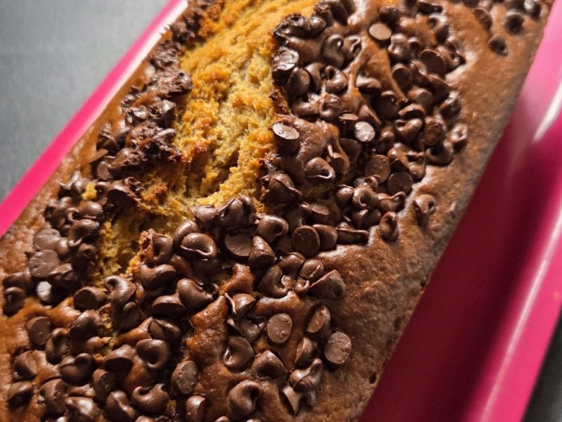 Cliquez pour zoomer ! Cake banane et pépites de chocolat Thermomix par lolosasha