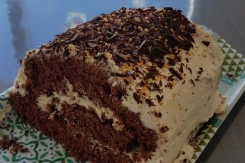 Cliquez pour zoomer ! Bûche forêt noire au Thermomix