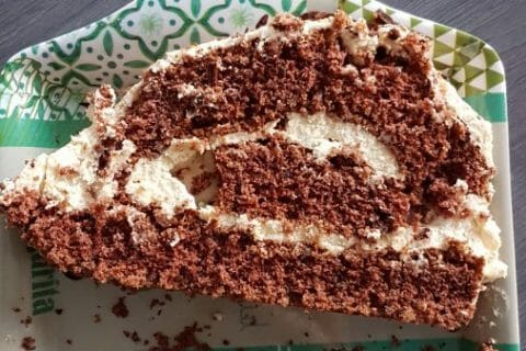 Cliquez pour zoomer ! Bûche forêt noire au Thermomix