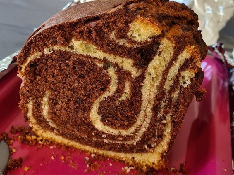 Cliquez pour zoomer ! Marbré au chocolat Thermomix par lolosasha