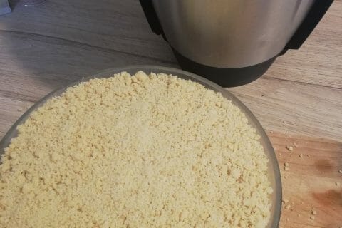 Cliquez pour zoomer ! Crumble courgettes, chèvre et lardons Thermomix par celine6440