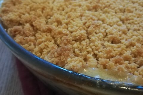 Cliquez pour zoomer ! Crumble courgettes, chèvre et lardons Thermomix par celine6440