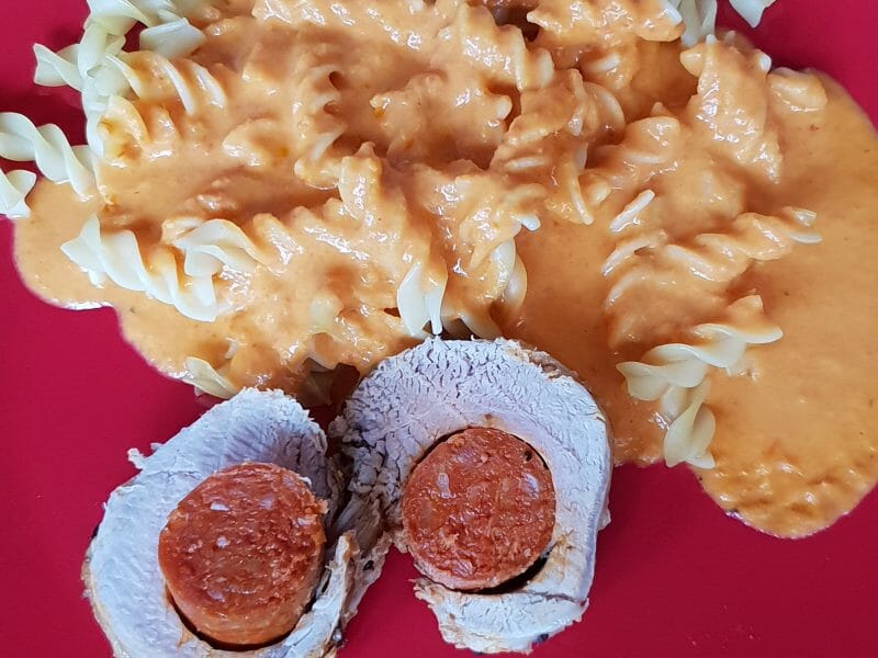 Cliquez pour zoomer ! Filet mignon au chorizo Thermomix par tatiana_12