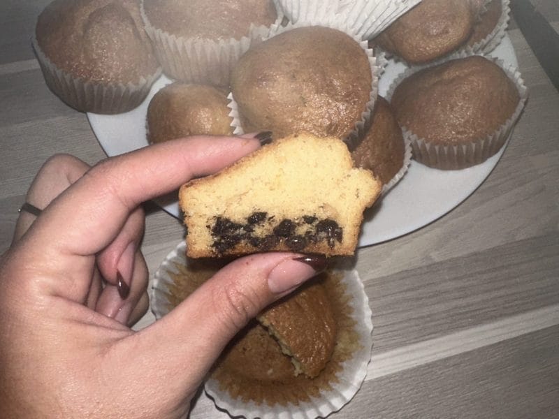 Cliquez pour zoomer ! Muffins aux pépites de chocolat Thermomix par mymym