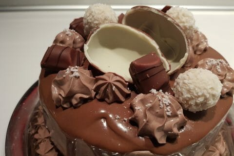 Cliquez pour zoomer ! Layer cake Kinder Bueno Thermomix par laetie5557