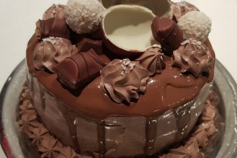 Cliquez pour zoomer ! Layer cake Kinder Bueno Thermomix par laetie5557