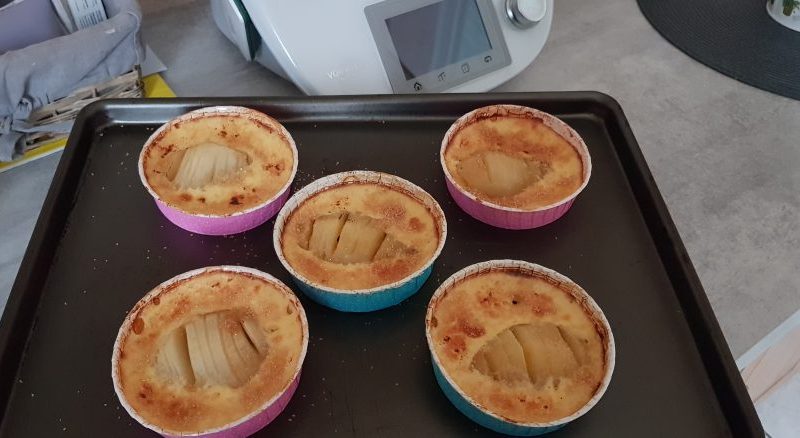 Cliquez pour zoomer ! Petits flans à la poire Thermomix par Vero68