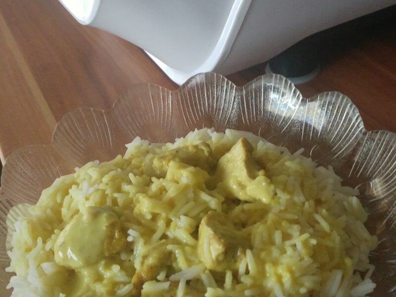 Cliquez pour zoomer ! Blancs de poulet sauce moutarde et curry Thermomix par cmoimoi26