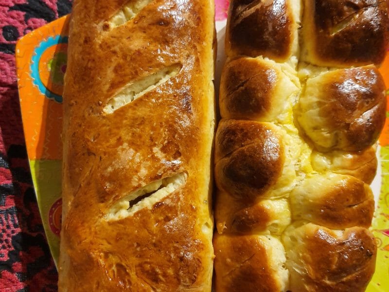 Cliquez pour zoomer ! Brioche tressée à la mie filante Thermomix par dorfinette