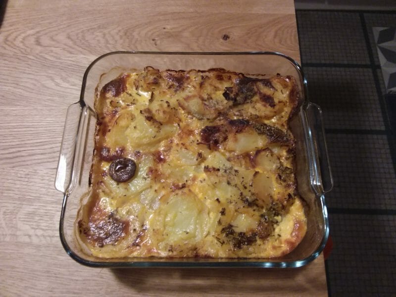 Cliquez pour zoomer ! Gratin de pommes de terre au chorizo Thermomix par M . Vachon @