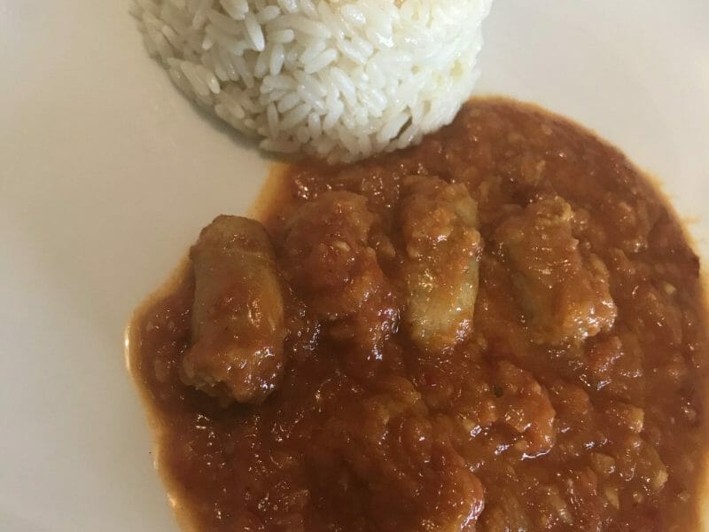 Cliquez pour zoomer ! Rougail saucisse Thermomix par laeti3411