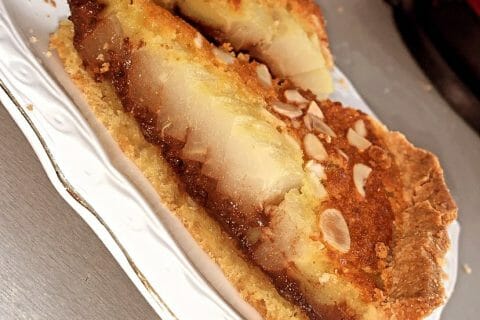 Cliquez pour zoomer ! Tarte aux poires sur lit de chocolat Thermomix par fatfatt