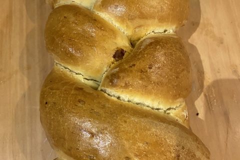 Cliquez pour zoomer ! Brioche salée jambon fromage Thermomix par bensan