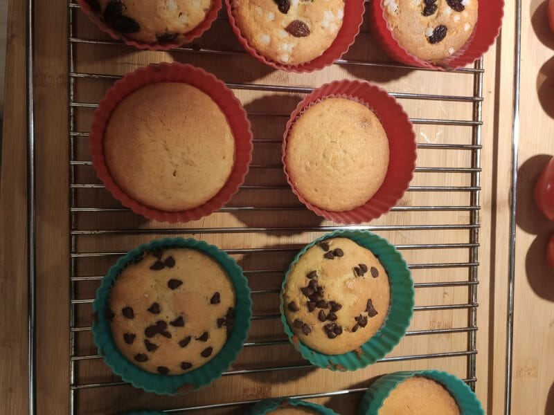 Cliquez pour zoomer ! Muffins aux pépites de chocolat Thermomix par emilie95100
