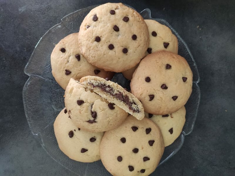 Cliquez pour zoomer ! Cookies fourrés au nutella Thermomix par emilie95100