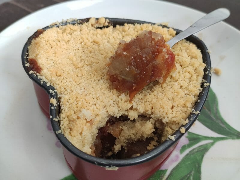 Cliquez pour zoomer ! Crumble aux Pommes Thermomix par emilie95100