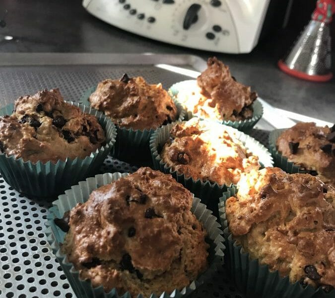 Cliquez pour zoomer ! Muffins au son d’avoine et aux pépites de chocolat Thermomix par Natacha3311