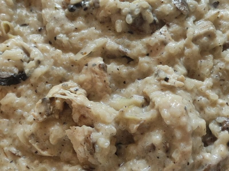Cliquez pour zoomer ! Risotto poulet et champignons Thermomix par rt_cdt