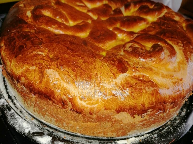 Cliquez pour zoomer ! Brioche aux pommes caramélisées Thermomix par or_1