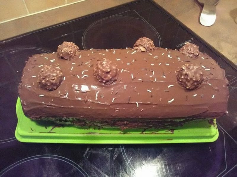 Cliquez pour zoomer ! Bûche Ferrero Rocher Thermomix par grandblanc