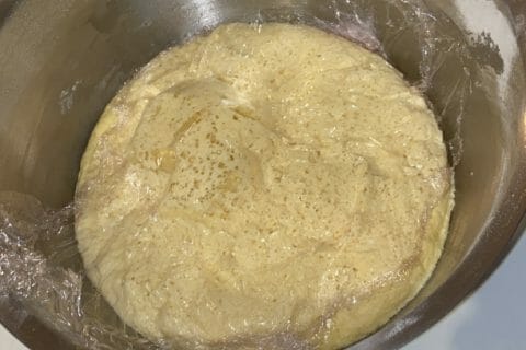 Cliquez pour zoomer ! Pizza au saumon et sauce kiri Thermomix par marine_127