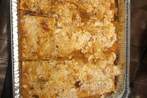 Cliquez pour zoomer ! Lasagnes au poulet et poivrons Thermomix par cassir44