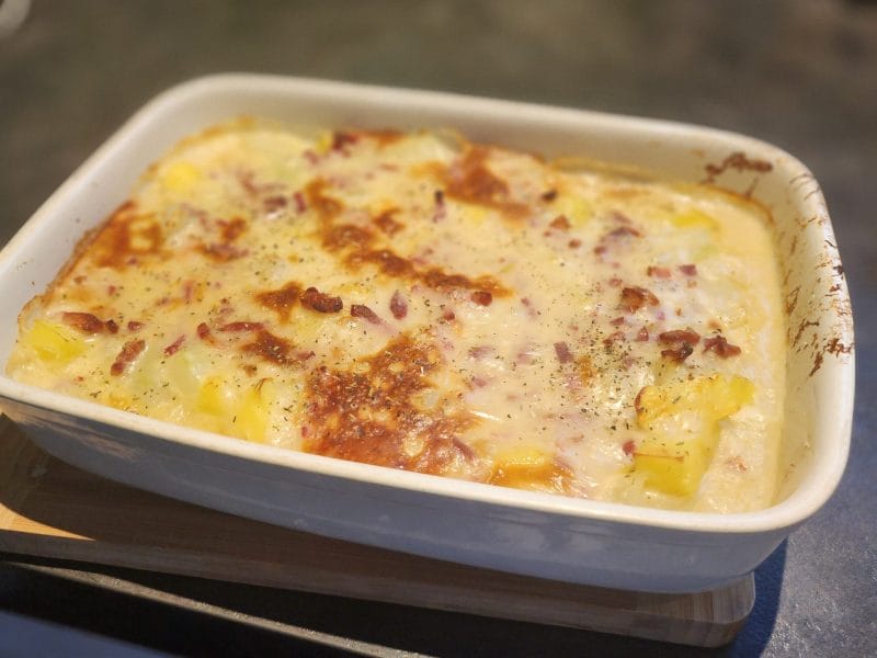 Cliquez pour zoomer ! Gratin de pâtisson Thermomix par jlrethore
