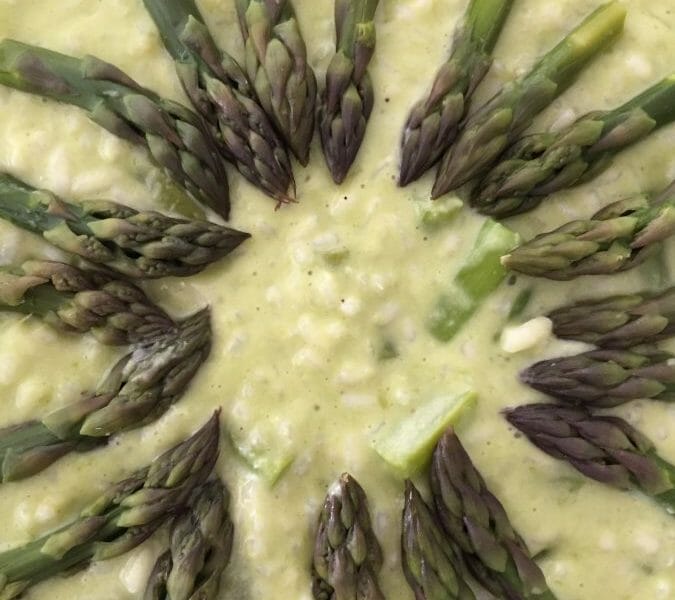 Cliquez pour zoomer ! Risotto aux asperges vertes Thermomix par Beachama13