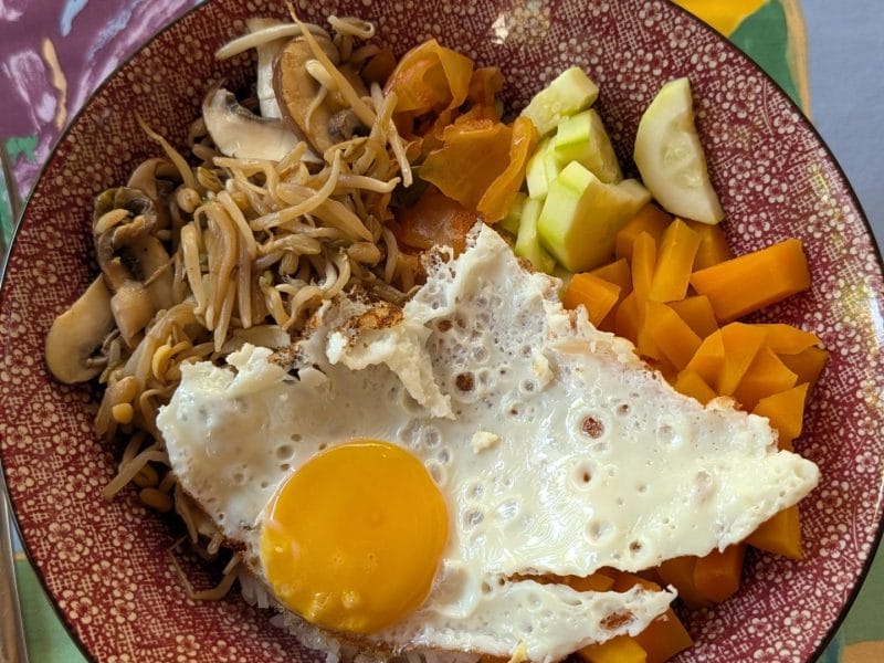 Cliquez pour zoomer ! Bibimbap coréen Thermomix par sylviedulau