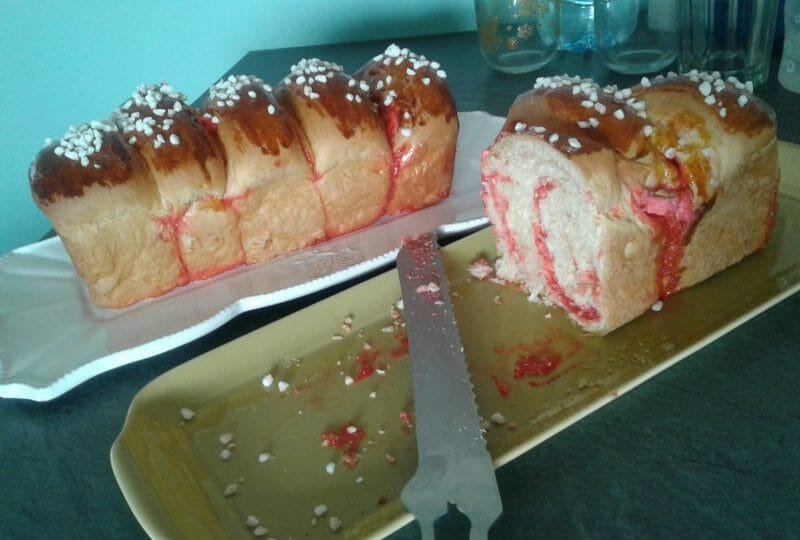 Brioche Aux Pralines Roses Au Thermomix Cookomix