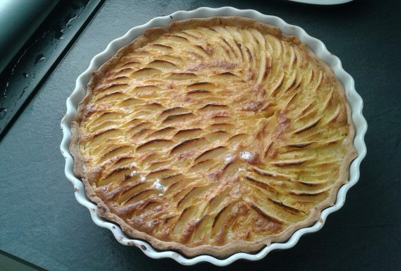 Cliquez pour zoomer ! Tarte normande aux pommes Thermomix par gaelle91