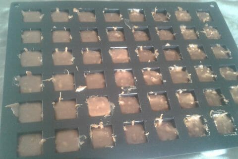 Cliquez pour zoomer ! Caramels aux cacahuètes enrobés de chocolat au Thermomix