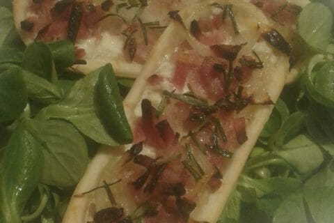 Cliquez pour zoomer ! Flammekueche traditionnelle au Thermomix