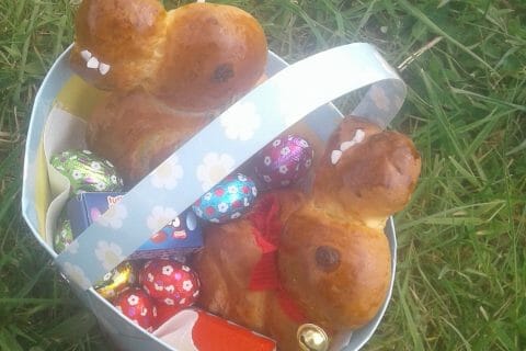 Cliquez pour zoomer ! Brioches lapin de Pâques au Thermomix