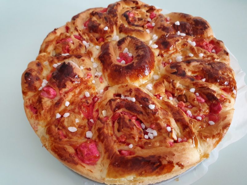Cliquez pour zoomer ! Brioche aux pralines roses Thermomix par Nathch