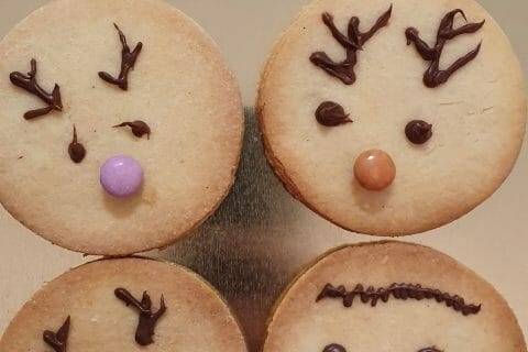 Cliquez pour zoomer ! Sablés rennes de Noël Thermomix par Nathch