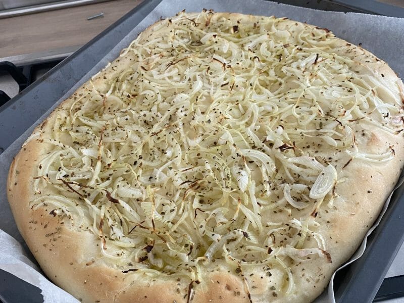 Cliquez pour zoomer ! Focaccia aux oignons Thermomix par julie_171