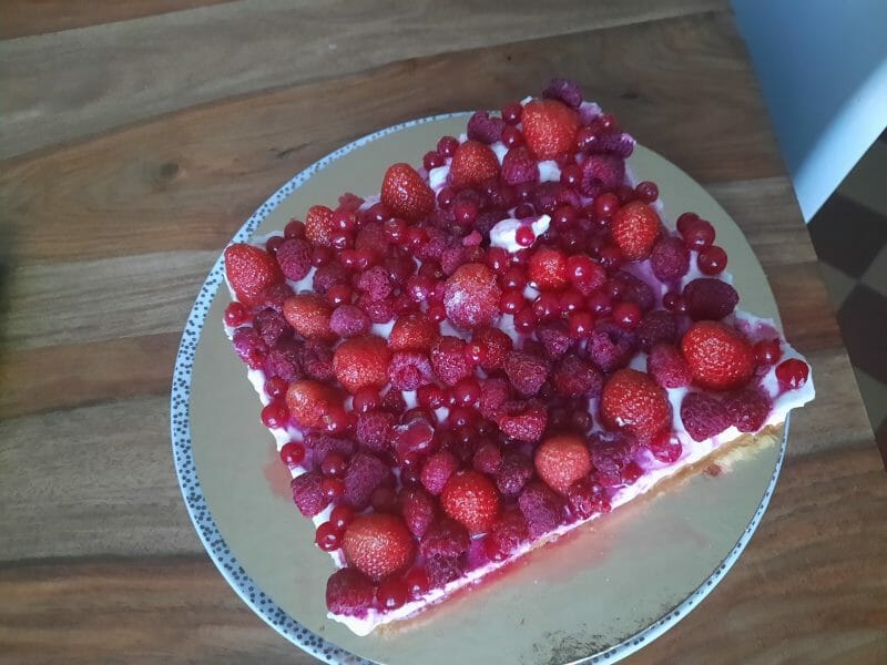Cliquez pour zoomer ! Tarte aux fraises sans cuisson Thermomix par alexandra03