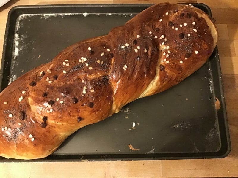Cliquez pour zoomer ! Brioche tressée à la mie filante Thermomix par Mymora67