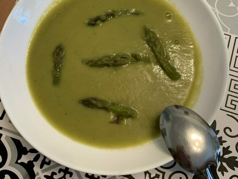 Cliquez pour zoomer ! Velouté d’asperges vertes Thermomix par sassa83