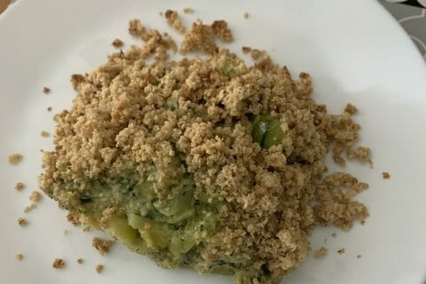 Cliquez pour zoomer ! Crumble courgettes, basilic et parmesan Thermomix par sassa83