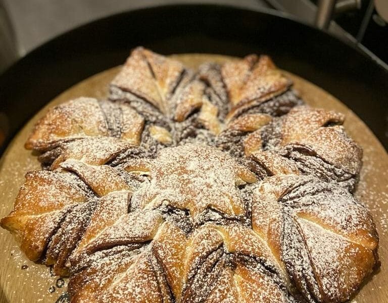 Cliquez pour zoomer ! Brioche étoilée au Nutella Thermomix par #chacha