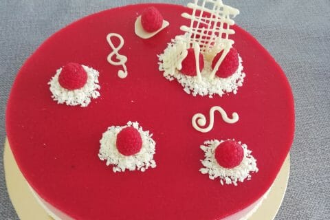 Cliquez pour zoomer ! Bavarois aux framboises Thermomix par aurelia356