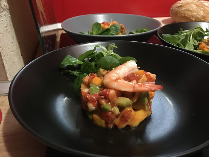 Cliquez pour zoomer ! Ceviche de crevettes, mangue, avocat Thermomix par lyloy