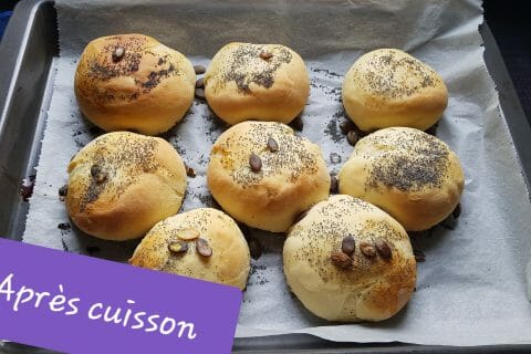 Cliquez pour zoomer ! Pains hamburger Thermomix par Nanou 12