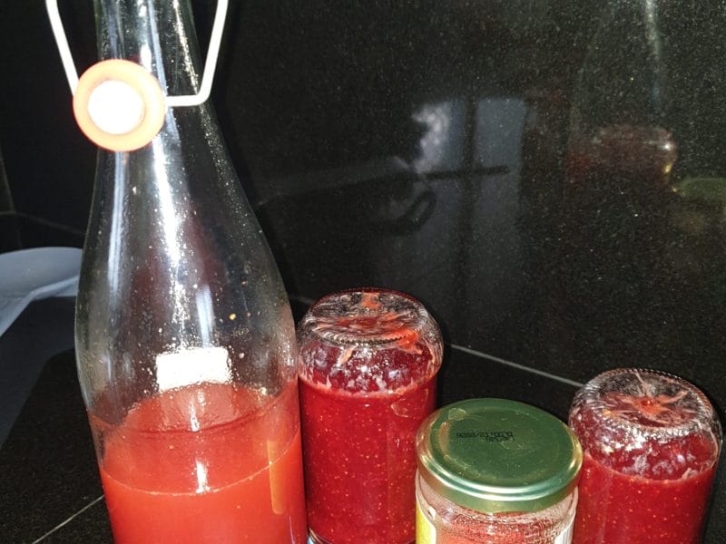 Cliquez pour zoomer ! Sirop de queues de fraises Thermomix par katy_8