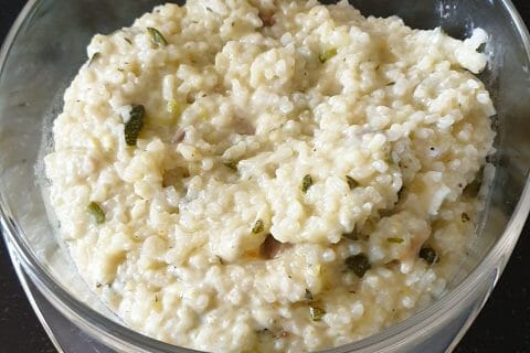 Cliquez pour zoomer ! Risotto champignons et courgettes Thermomix par katy_8