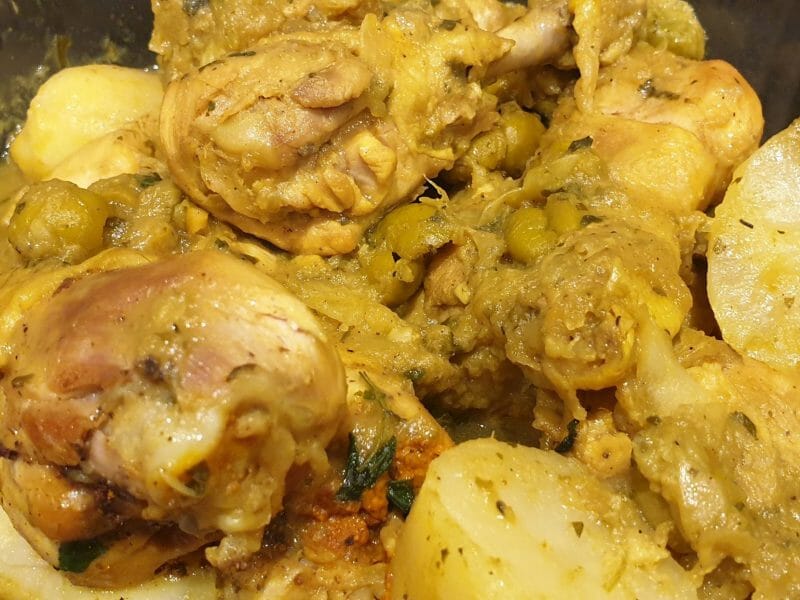 Cliquez pour zoomer ! Tajine de poulet aux olives Thermomix par katy_8