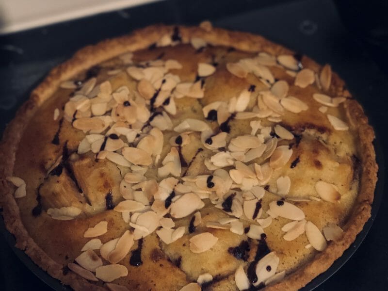 Cliquez pour zoomer ! Tarte aux poires sur lit de chocolat Thermomix par CalamityAnneSophie